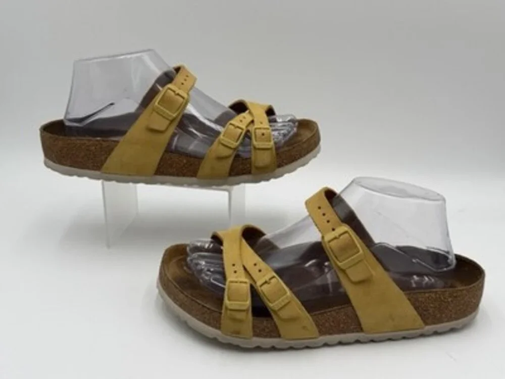 Birkenstock Franca Women’s Size US 8 EU 39  Soft Footbed Sandal In Popcorn